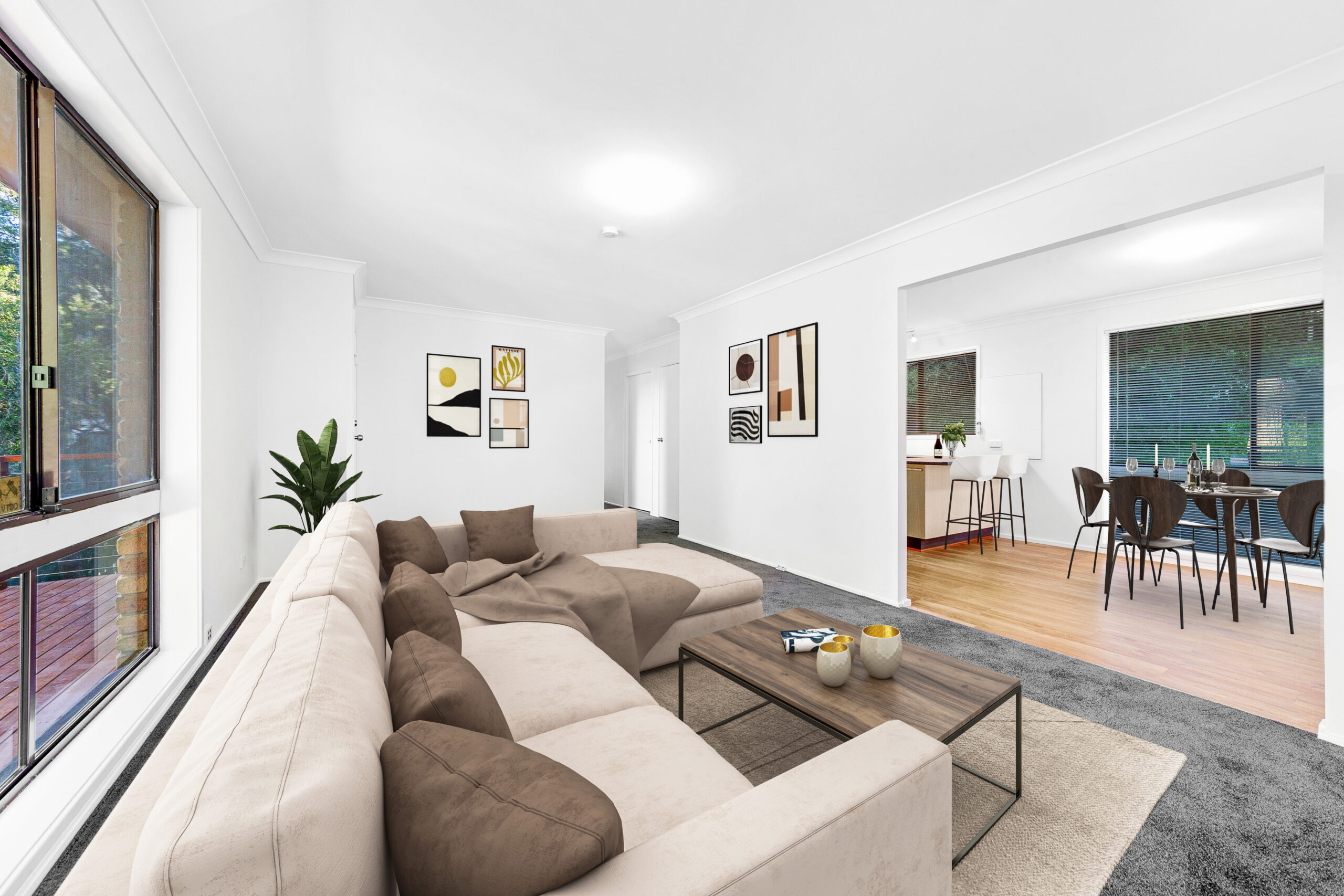 Apartment Living before virtual staging